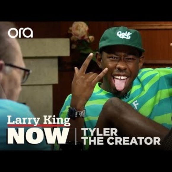 GOLF WANG Tiger Stripe Green Blue Tee RARE Sz XL - Picture 11 of 11